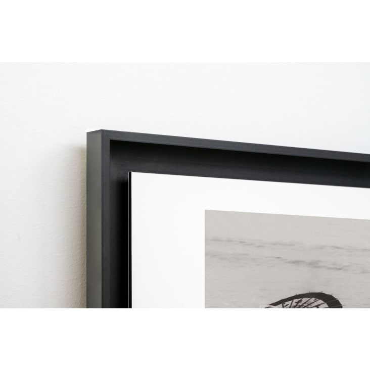 Photo ancienne noir et blanc mer n°54 cadre noir 40x60cm-MER cropped-4