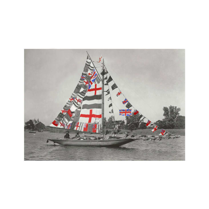 Photo ancienne couleur bateau n°06 alu 100x150cm-KELEPOQ COULEUR