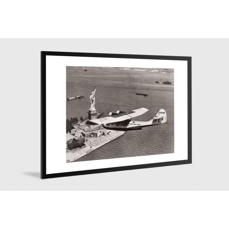 Photo ancienne noir et blanc avion n°21 alu 60x90cm-DANS LES AIRS cropped-3