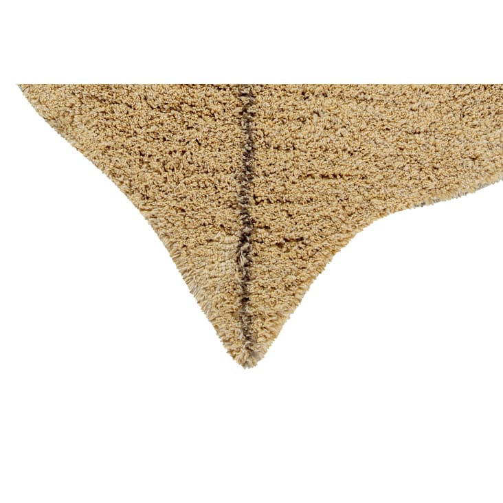 Tapis coton lavable monstera miel 120x180cm-MONSTERA cropped-5