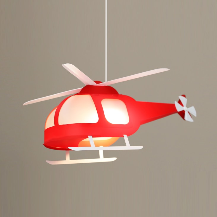 Helicoptere luminaire suspension chambre enfant