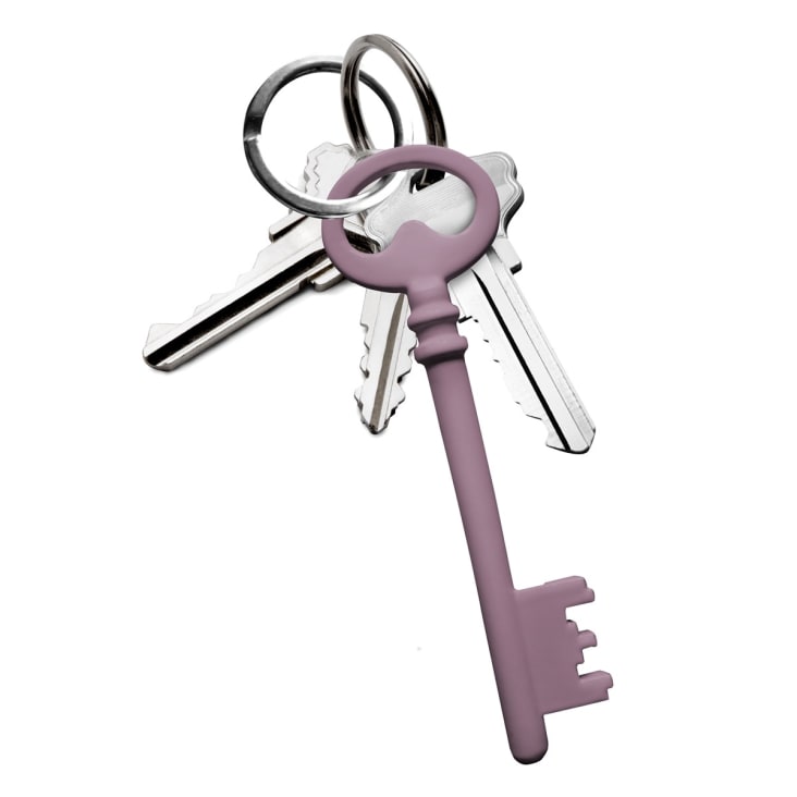 Porte clefs en acier violet clair-OLDKY cropped-2