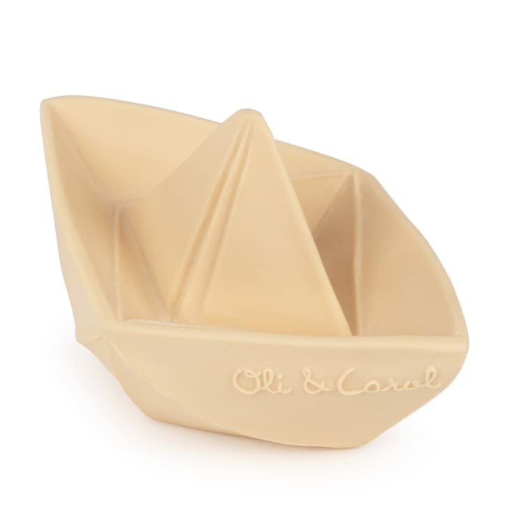 Jouet de bain Bateau Origami - OLI & CAROL - nude