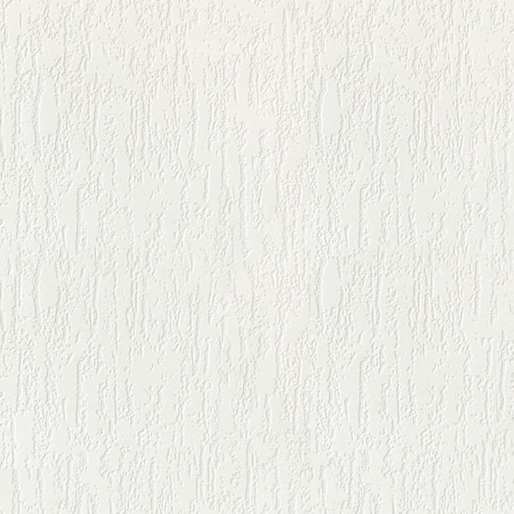 Papier peint intissé à peindre crépi écrasé blanc 1005x52cm-CRÉPI cropped-2