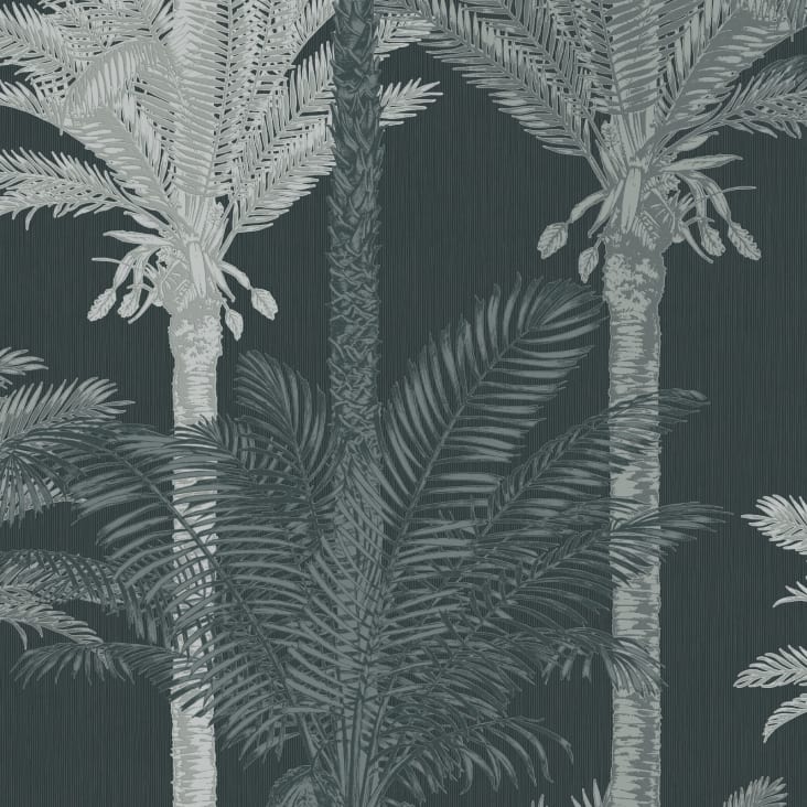 Papier peint intissé palmiers exotiques vert 1005x52cm cropped-2