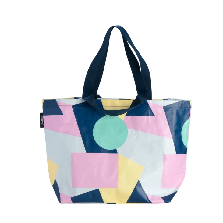 Sac shop cabas plastifié
