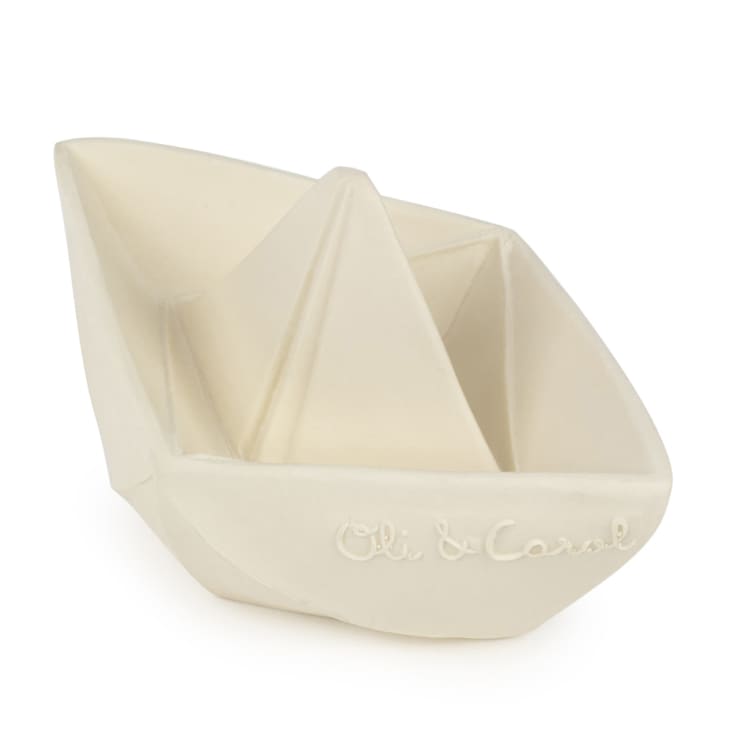 Jouet de bain bateau origami  Blanc cropped-6