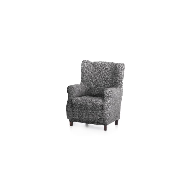 Housse de fauteuil oreiller gris foncé 70 - 100 cm-EYSA