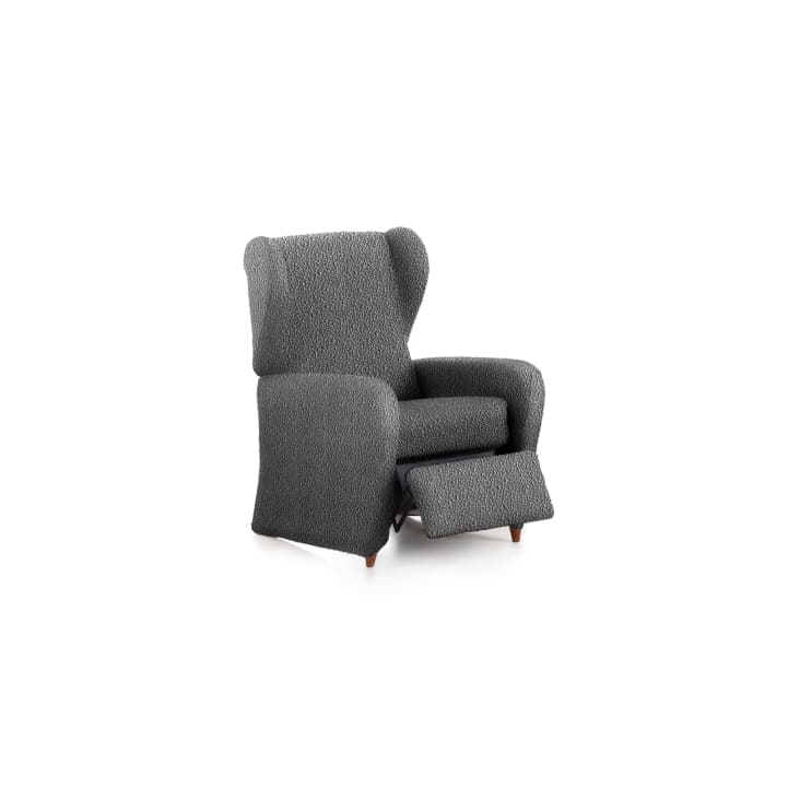 Housse de fauteuil relax extensible gris foncé 60 - 85 cm-EYSA