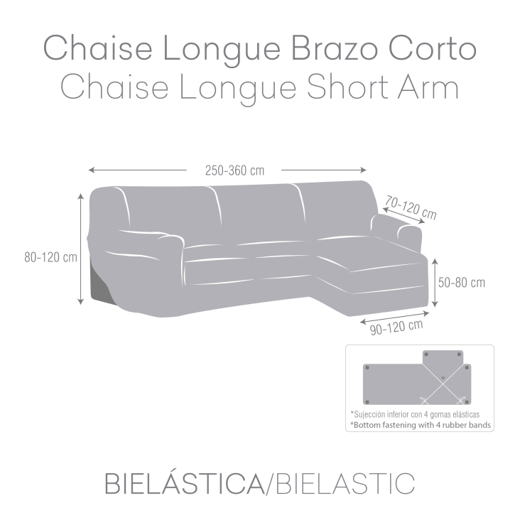 Sofa chaise deals longue 250 cm