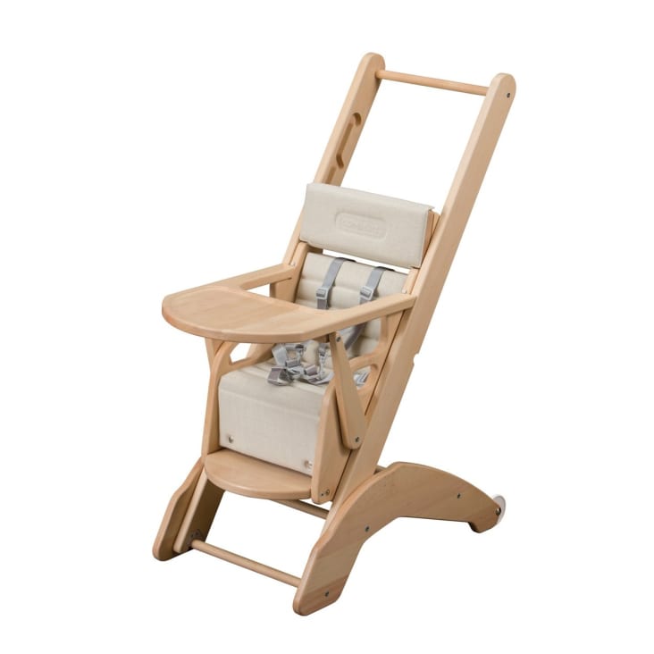 Chaise haute poupon en bois 60 cm