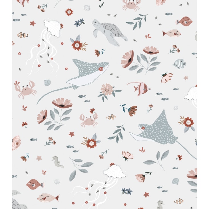 Carta da parati intessuta stampa oceano (50 cm x 10 m)-OCEAN FIELD cropped-10