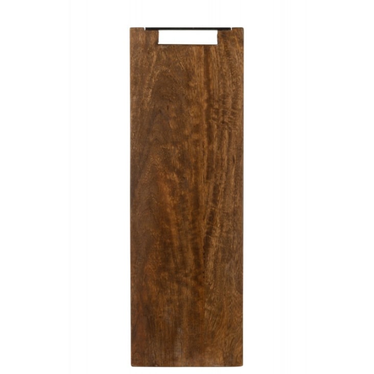 Planche à découper longue en bois de manguier marron L60cm-MANGUIER cropped-2