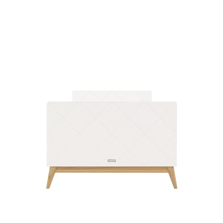 Bopita cama 90x200 Paris Blanco/Roble