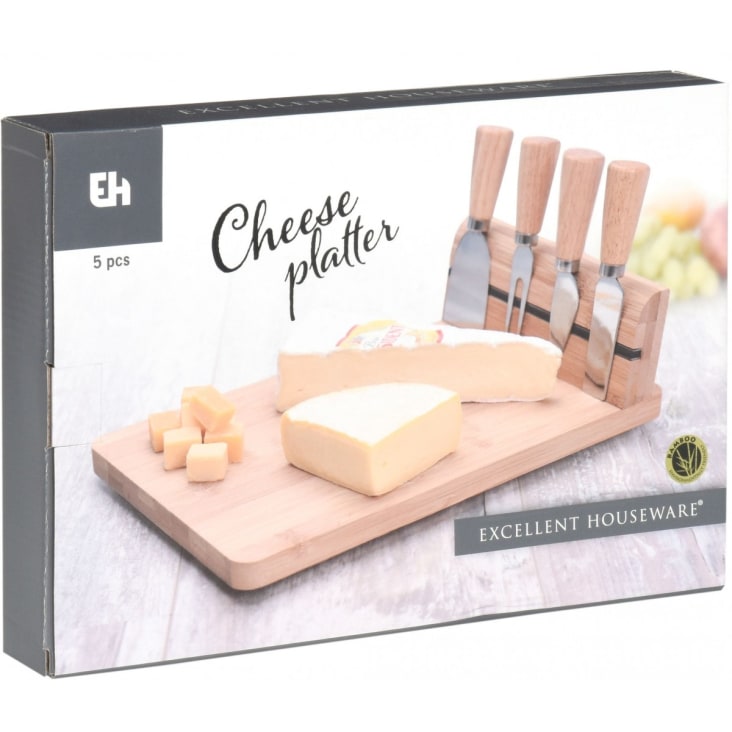 Plateau à fromage avec cloche et Saladier - 2 pièces - petit