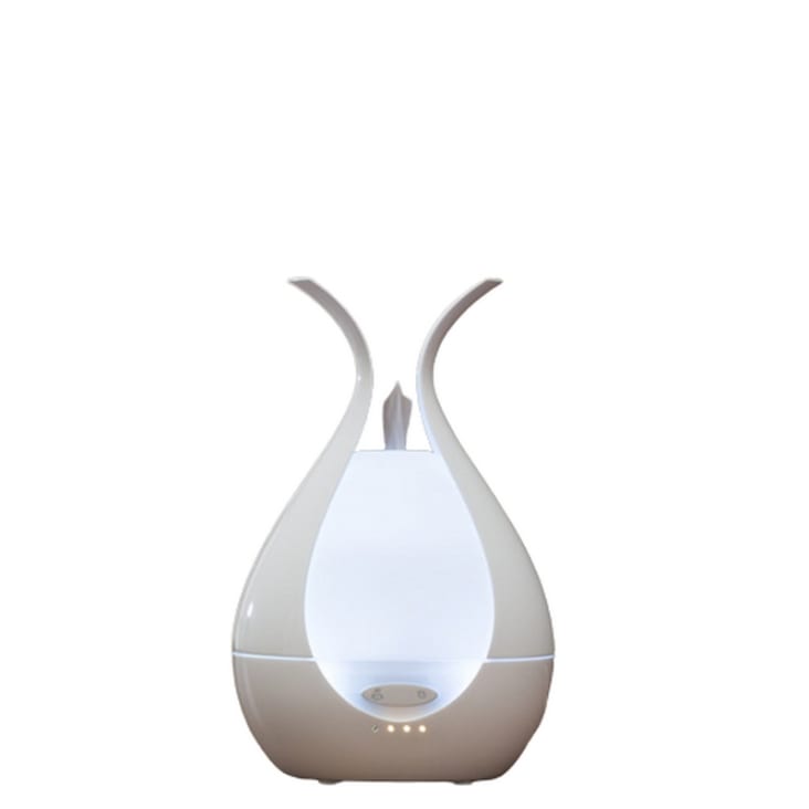 MINKUROW Lámpara De Aromaterapia Led Difusor De Aceite Esencial Madera  Ajustable Funciona Con Pilas Lámpara De