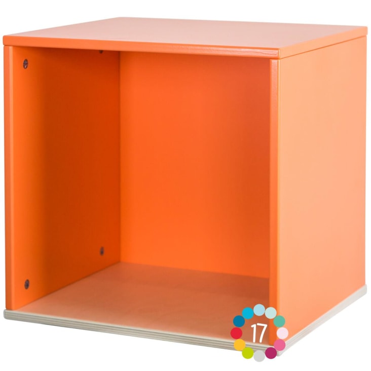 Cube mural orange-COLORFLEX