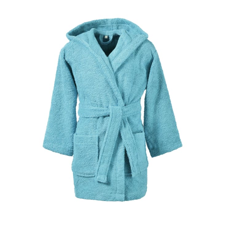 Peignoir de bain 2 ans bleu en coton Laureat enfant Maisons du Monde