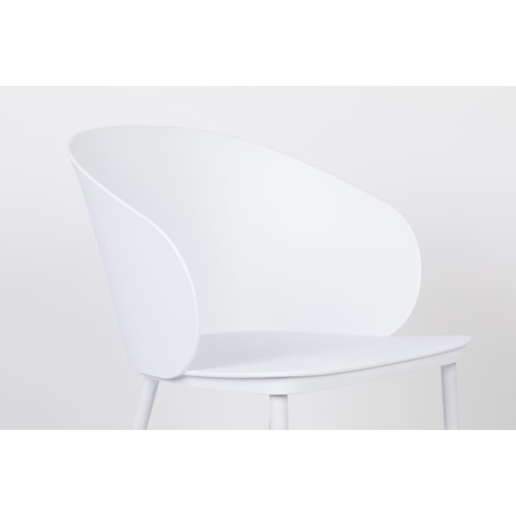 Chaise en polypropylène blanc-Gigi cropped-2
