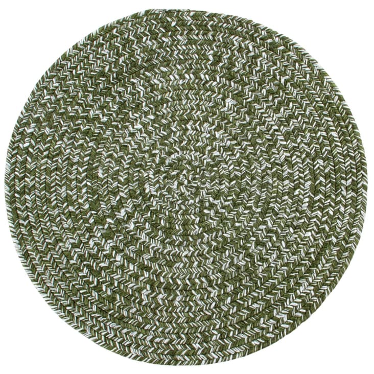 Tapis de salon style jute vert olive 200x300 cm-JUTY