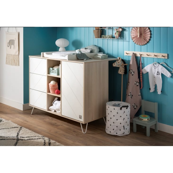 Commode 1 porte 3 tiroirs-Happy cropped-6