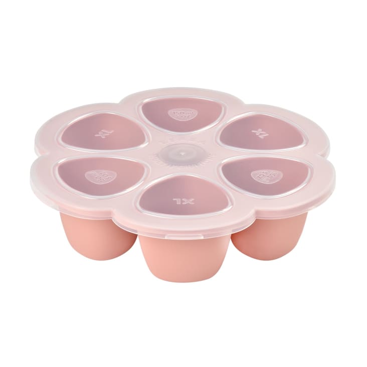 Multiportions silicone 150 ml rose-Apprentissage repas