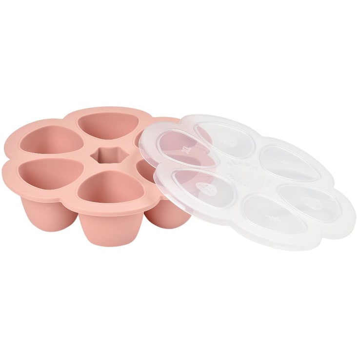 Multiportions silicone 150 ml rose-Apprentissage repas cropped-3