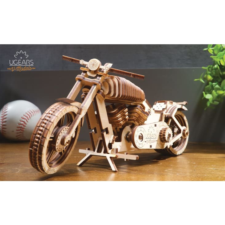Modello 3D in legno moto Bike VM 02