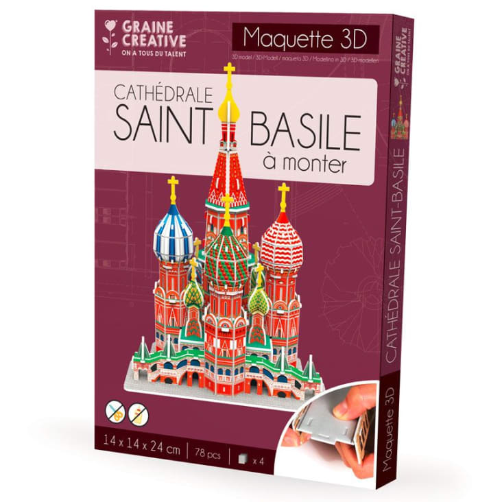 Maquette Cathédrale Saint Basile à construire soi-même-SAINT BASILE cropped-2