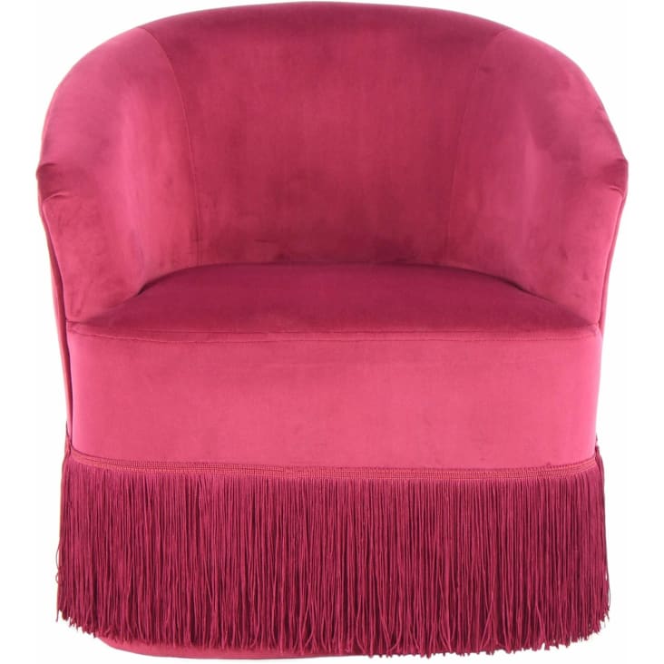 Chaise enfant Velours Rouge H. assise 29 cm cropped-3