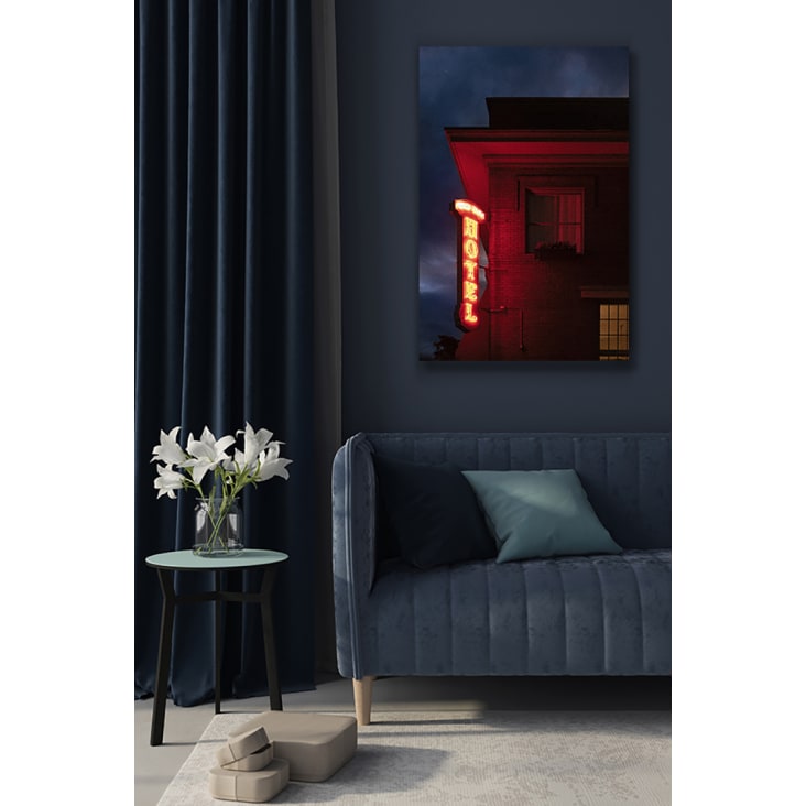 Photographie d'art de Romain Farge 40x60 cm sur alu-BLUE HOTEL cropped-2