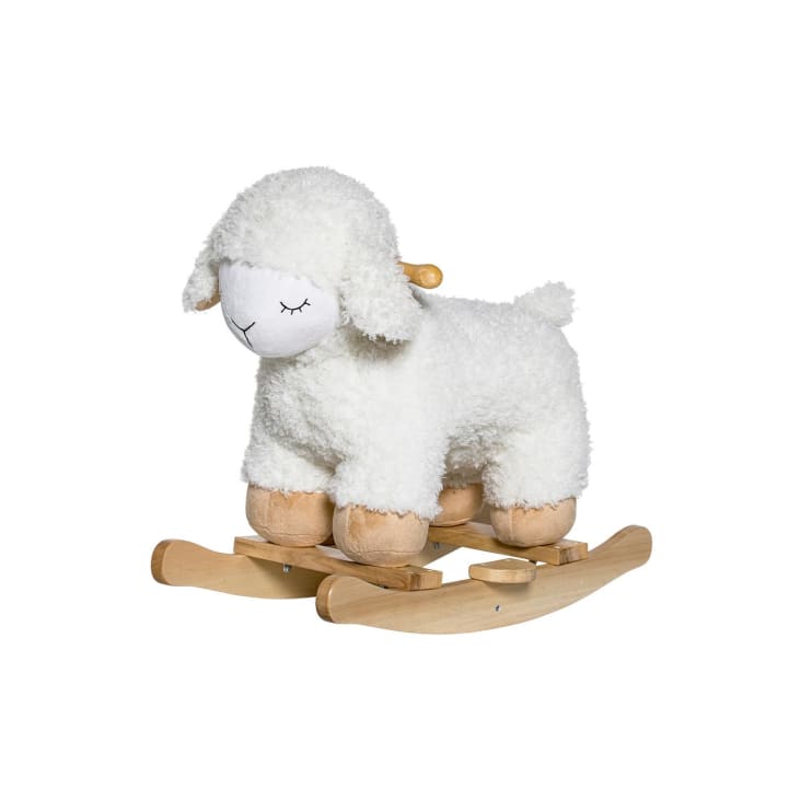 Mouton à bascule blanc-KIDS
