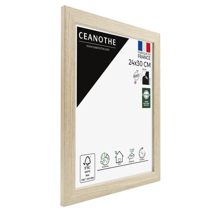 Cadre photo Boréale 10x15 cm, baguette en bois reconstitué FSC, verre  acrylique recyclé - Fabriqué en France - Achat & prix