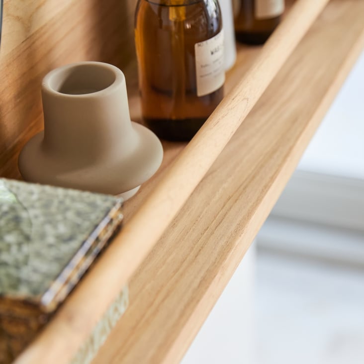 Wandregal für Bad aus massivem Teakholz 100 cm Ugo | Maisons du Monde