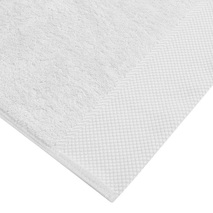 3 grandes serviettes invité zéro twist 560 g/ blanc 40x60 cm-Sensoft cropped-3