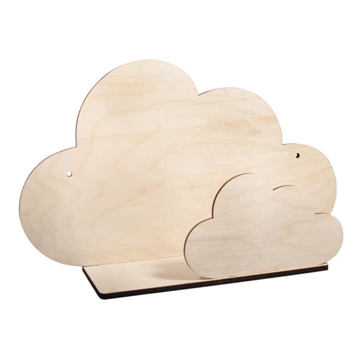 Étagère en bois nuage 35x21x10cm-KIT DIY cropped-3