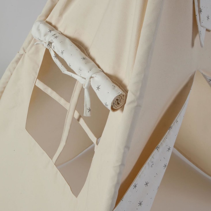 Tipi gris clair moderne pour enfant KidKraft - Tente en tissu
