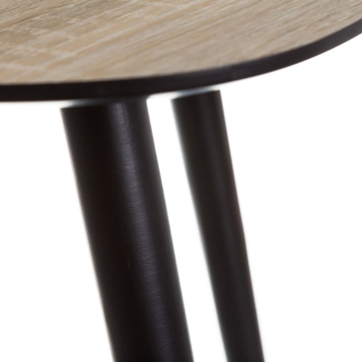 Table d'appoint trépied bois et noir cropped-3