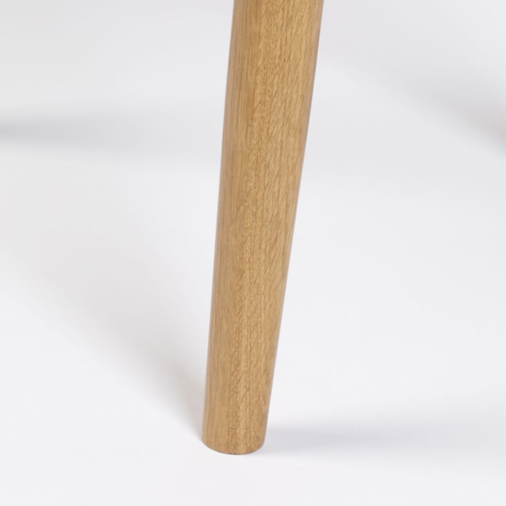Table basse d'appoint ronde en bois D80cm bois clair-Fabio cropped-7