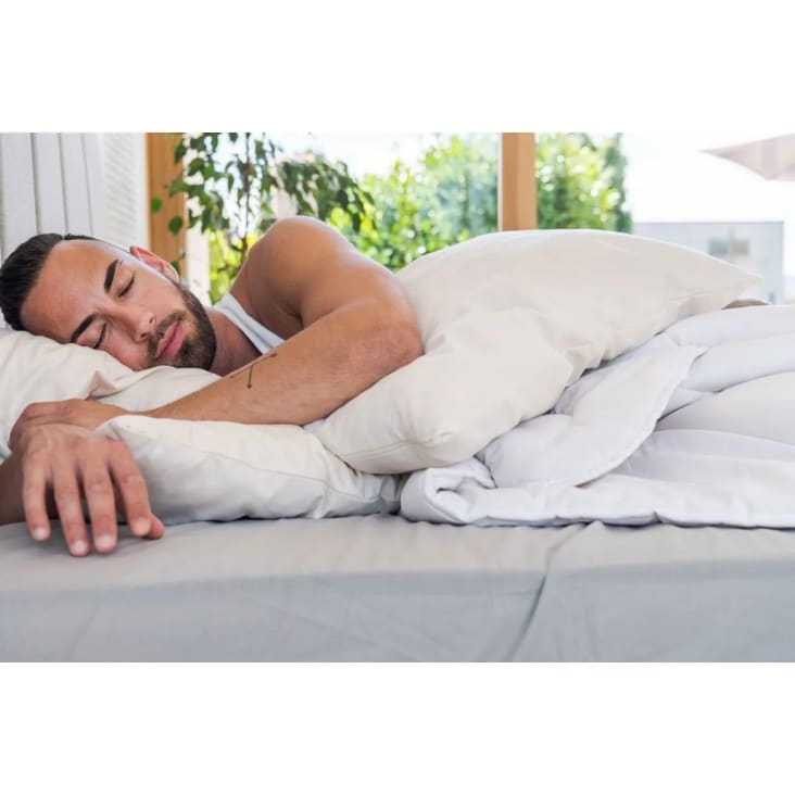 Oreiller naturel moelleux coton bio 100 LAINE VIERGE 70 x 50 cm