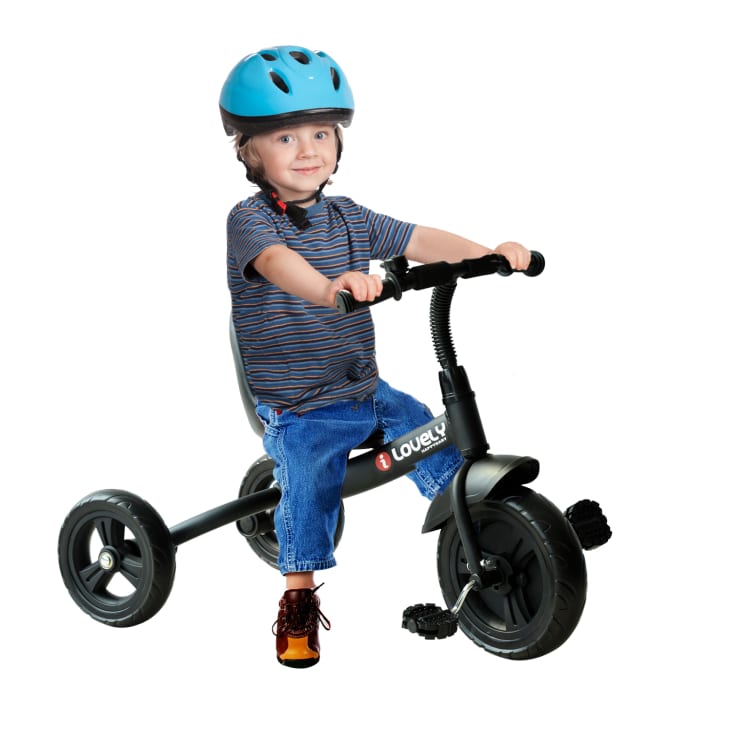 Tricycle enfants multi-équipé noir cropped-2