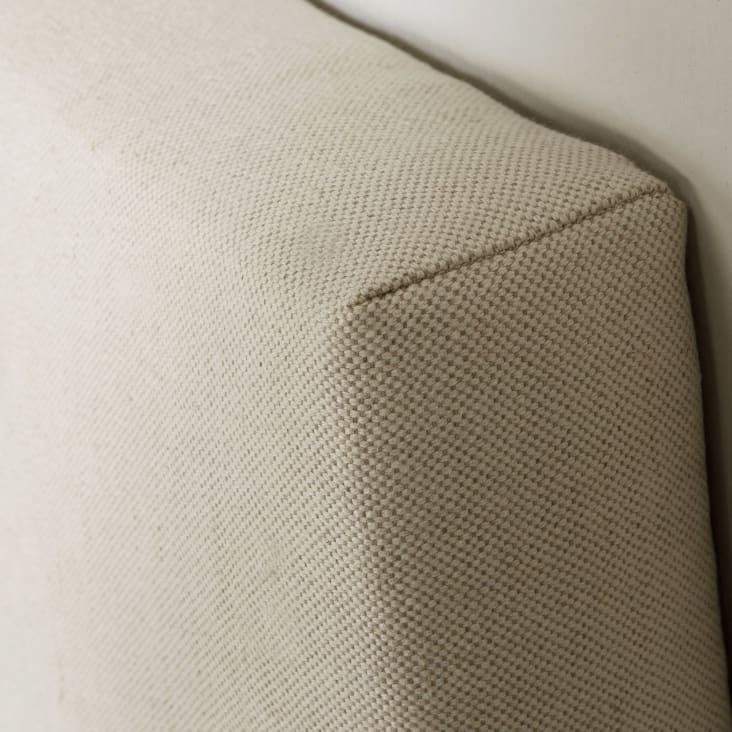 Cabecero tapizado 150x60 cm de lino natural, acolchado con espuma TAGOMAGO
