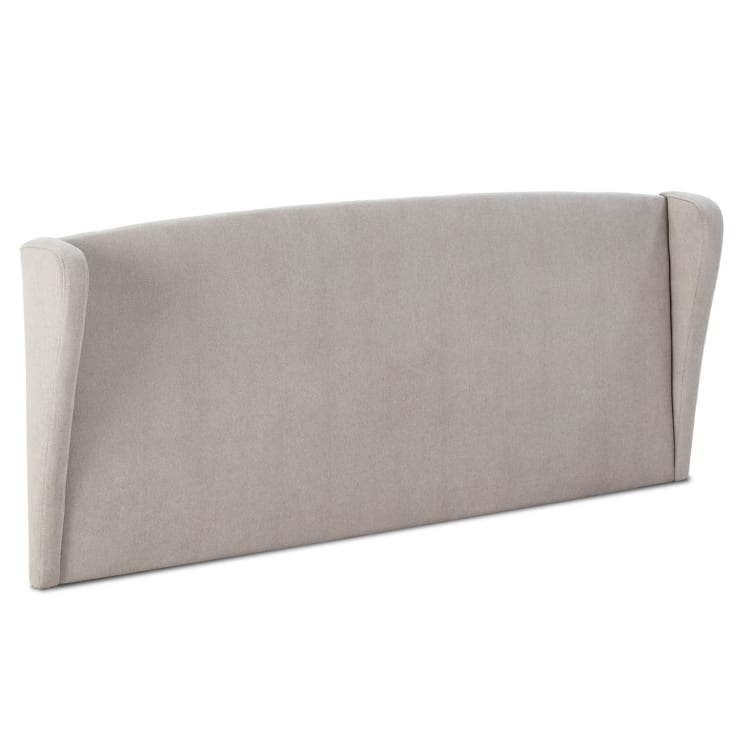 Tête de lit tapissée oreiller 140x60 cm couleur gris-MUNICH