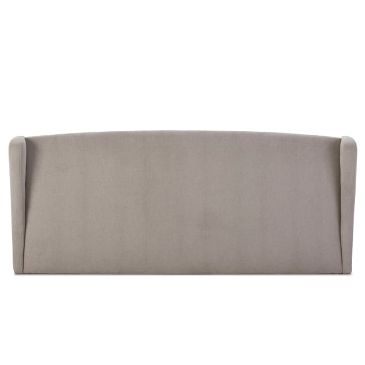 Tête de lit tapissée oreiller 140x60 cm couleur gris-MUNICH cropped-3