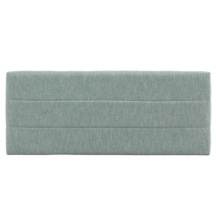 Tête de lit tapissée 140x60 cm couleur verte, 8 cm d'épaisseur-MICONOS cropped-4