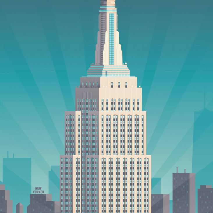 Affiche New York Empire State  50x70 cm cropped-3