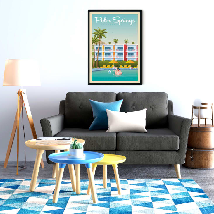 Affiche Palm Springs Saguaro Hotel  50x70 cm cropped-2
