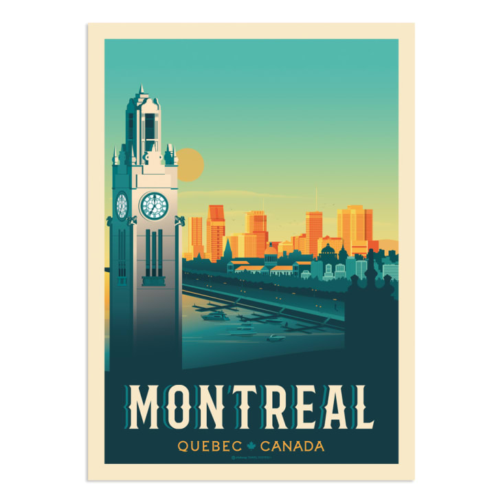 Affiche Montréal  21x29,7 cm