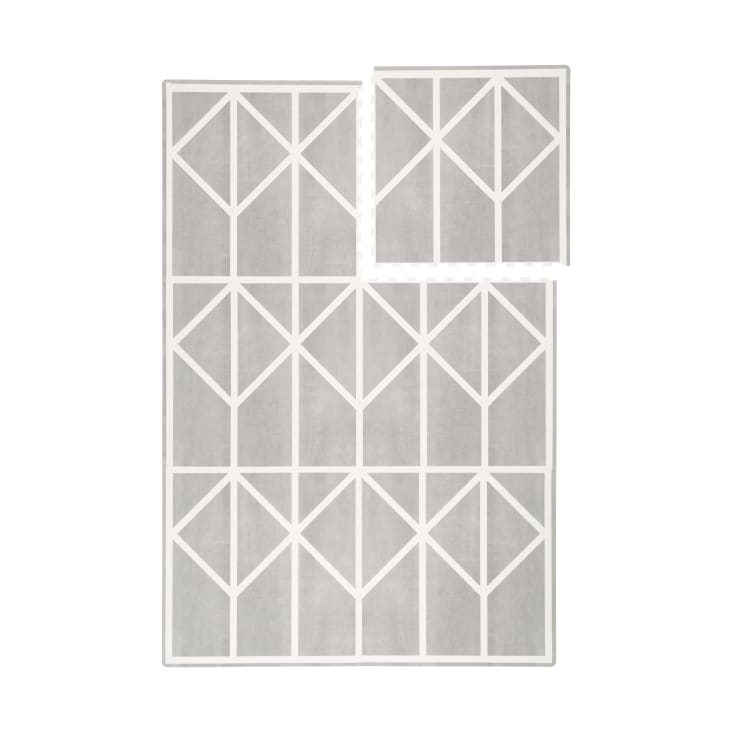 Tapis de sol Puzzle, Gym à domicile - Gris (120 x 120 cm) 