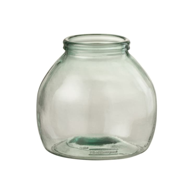 Vase verre transparent H20cm-VERRE
